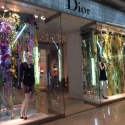 Dior门店藤萝花架，唯美橱窗展示架