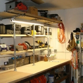 地下工作室储物空间改造