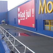 KeeGuard自立式护栏系统在宜家(IKEA)中的应用