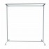 Pipe Clothing Rack - Double Rail - Front