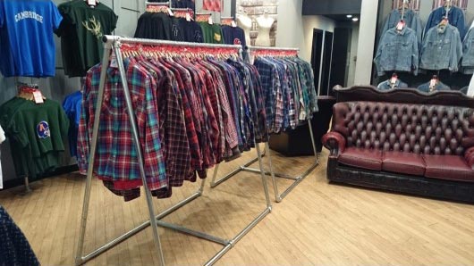 女装店服装架