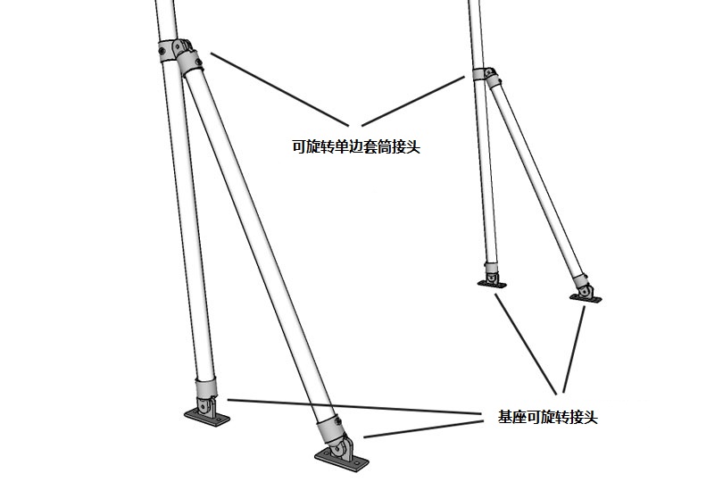 小型吊艇架